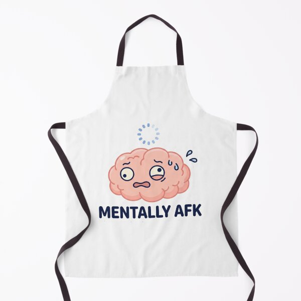 Item preview, Mentally AFK - Funny Brain Loading Buffering Meme designed and sold by ItsArtisticLab.