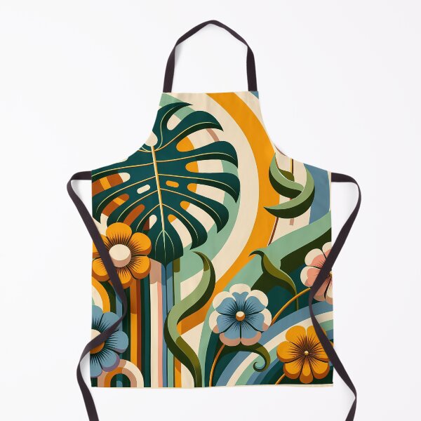 Item preview, Abstract Botanical Leaves and Flowers designed and sold by InkSmithery.