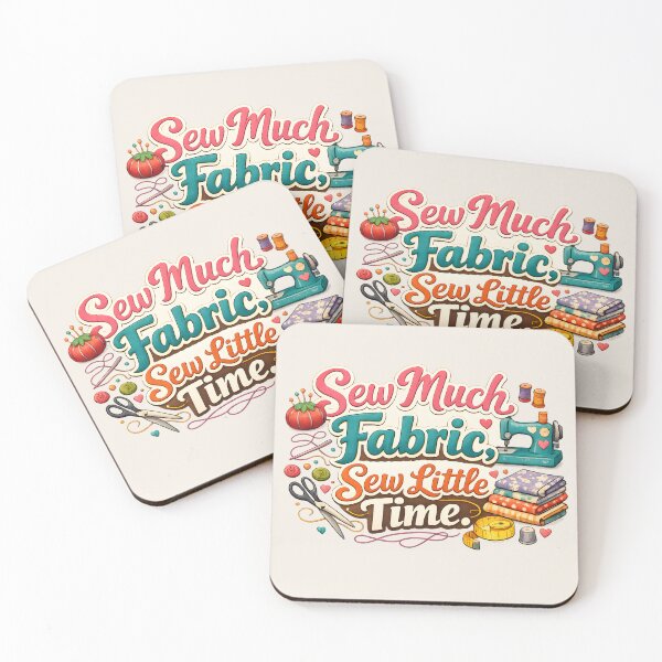 Item preview, Sew Much Fabric, Sew Little Time – Cute Sewing Lover Design designed and sold by blankTeeShirt.