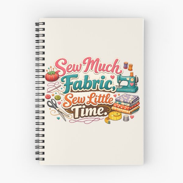 Item preview, Sew Much Fabric, Sew Little Time – Cute Sewing Lover Design designed and sold by blankTeeShirt.