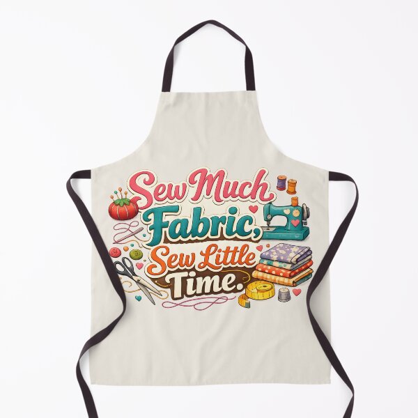 Item preview, Sew Much Fabric, Sew Little Time – Cute Sewing Lover Design designed and sold by blankTeeShirt.