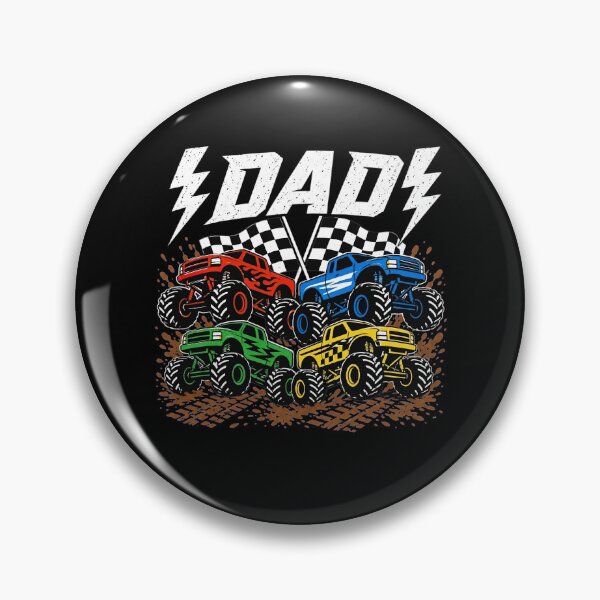 Item preview, Dad Retro Monster Truck Family Crew Birthday Matching  designed and sold by clothesy7.