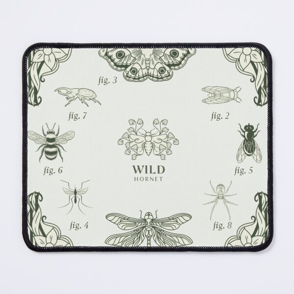 Item preview, Vintage Insect Taxonomy Botanical Wild Hornet Art designed and sold by TZAR WORKS.