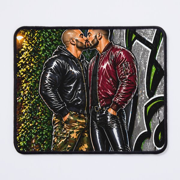 Item preview, Alleyway Meeting designed and sold by Leatherandsmoke.