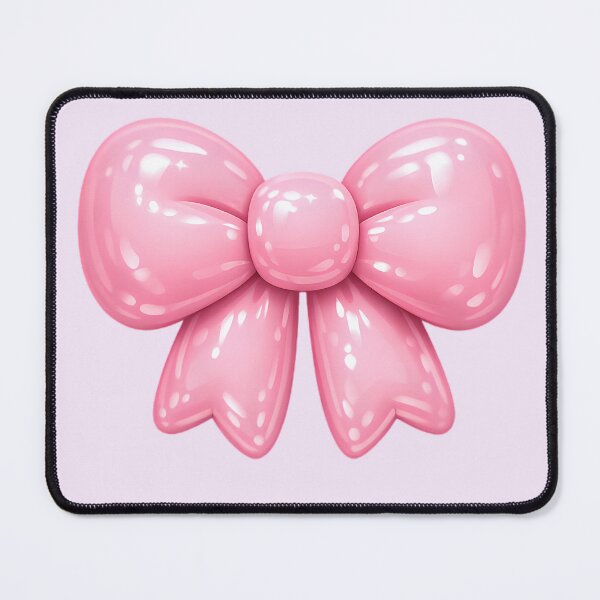 Item preview, Cute Glossy Pink Ribbon Bow designed and sold by Rohan132.