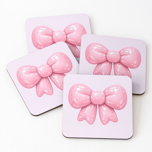 Item preview, Cute Glossy Pink Ribbon Bow designed and sold by Rohan132.