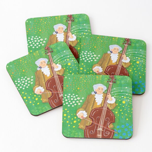 Item preview, Classical music, Baroque musician Double bass player designed and sold by Bearlala.