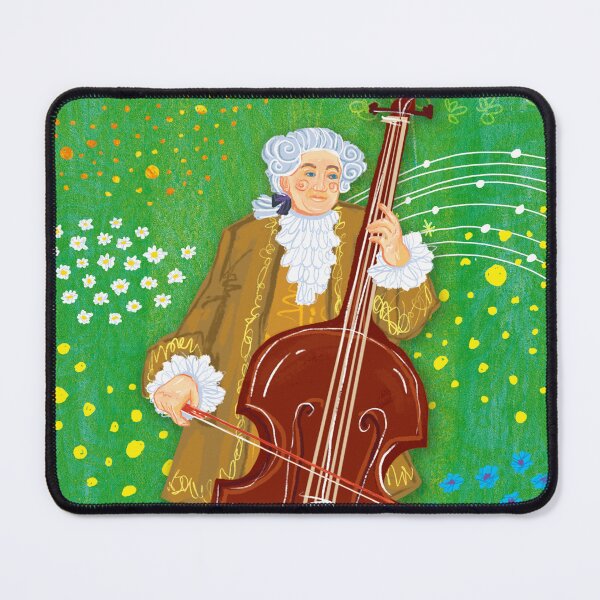 Item preview, Classical music, Baroque musician Double bass player designed and sold by Bearlala.