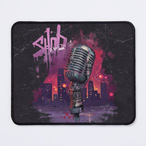 Item preview, Microphone Hip Hop Graffiti Night City Street Art designed and sold by GrinGalore.