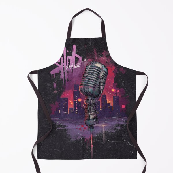 Item preview, Microphone Hip Hop Graffiti Night City Street Art designed and sold by GrinGalore.