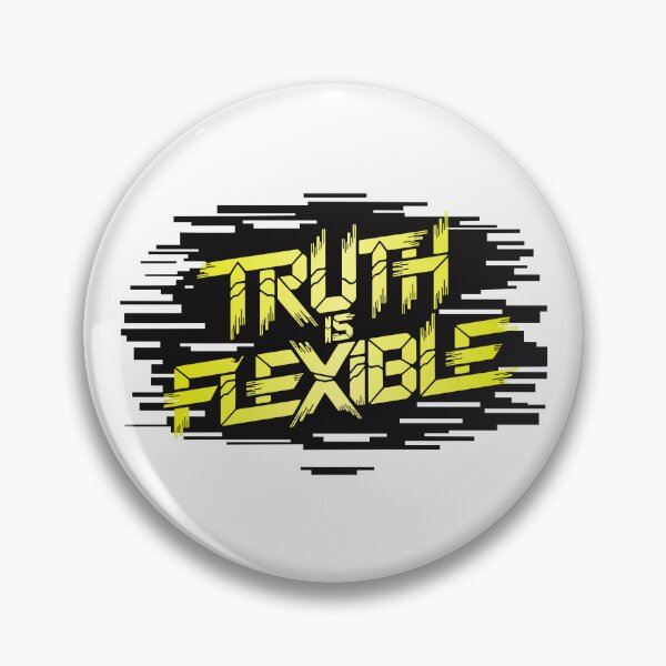 Item preview, Truth Is Flexible Glitch Art Digital Design Statement designed and sold by cabana.space.