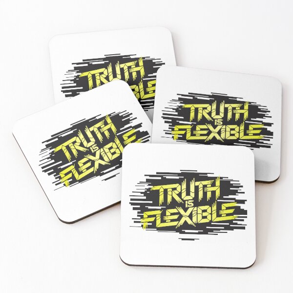 Item preview, Truth Is Flexible Glitch Art Digital Design Statement designed and sold by cabana.space.