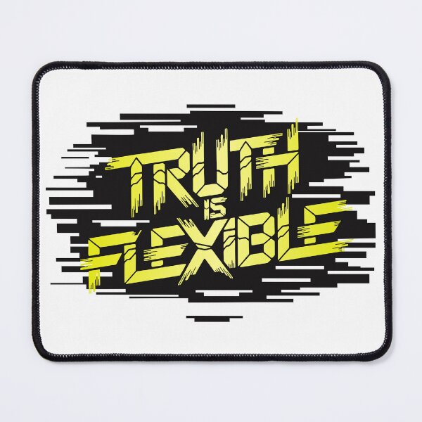 Item preview, Truth Is Flexible Glitch Art Digital Design Statement designed and sold by cabana.space.