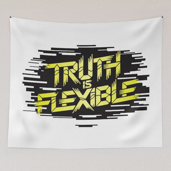 Item preview, Truth Is Flexible Glitch Art Digital Design Statement designed and sold by cabana.space.