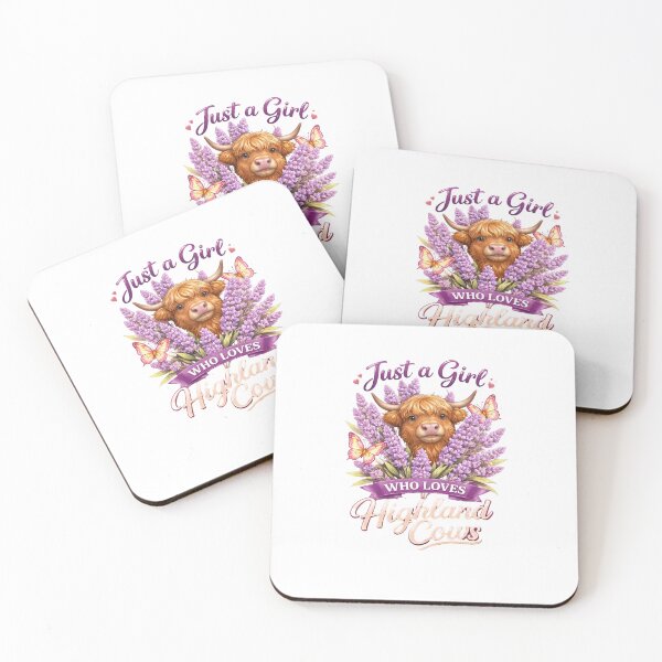 Item preview, Just A Girl Who Loves Highland Cows designed and sold by vampbabe54.