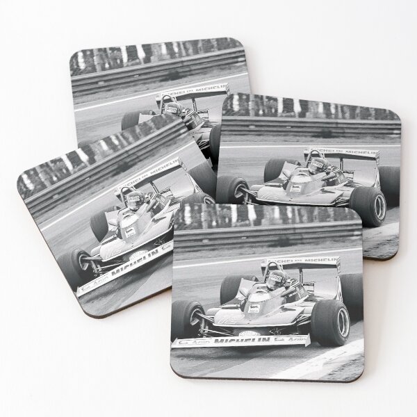 Item preview, Vintage Formula One 1970s Black and White – Classic F1 Race Car Monaco Style Motorsport Photography designed and sold by Road To Track.