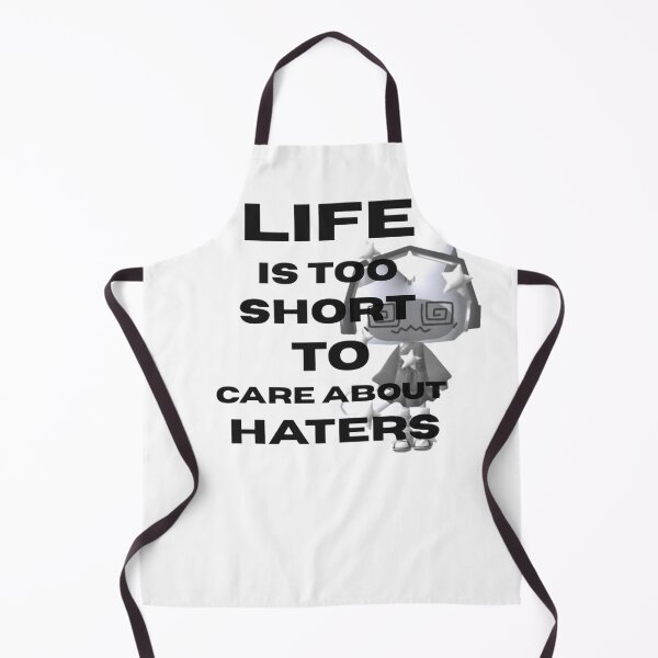 Item preview, Life Is Too Short to Care About Haters – Bold Motivational Quote Aesthetic designed and sold by ravenRM.