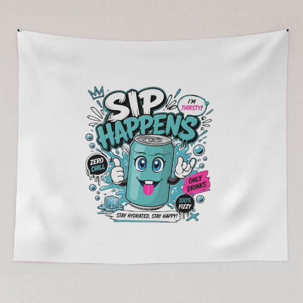 Item preview, Sip Happens T-Shirt designed and sold by Aimetoi.