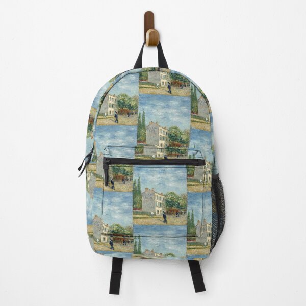 Item preview, Restaurant Rispal at Asnières by Vincent van Gogh: Post Impressionist Street Scene designed and sold by artofuniverse.