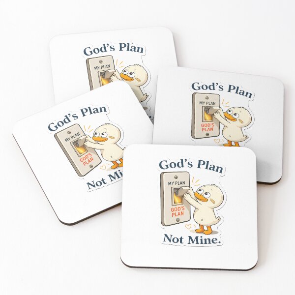 Item preview, Gods Plan Not Mine Christian Sticker designed and sold by Faithlines.