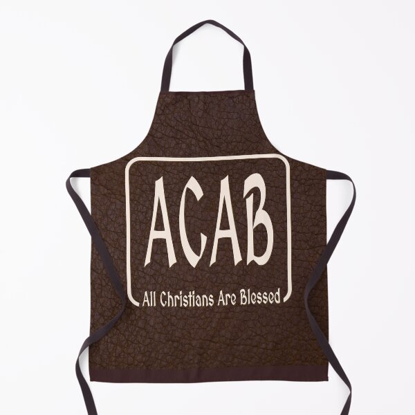 Item preview, ACAB – All Christians Are Blessed – Bold Positivity and Faith-Inspired Parody Design | White color designed and sold by ZechJohnRB.