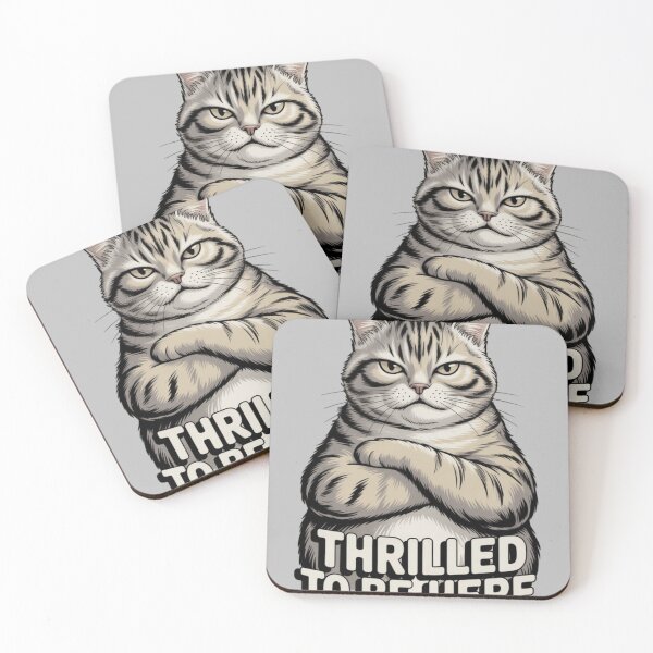 Item preview, FAT CAT - THRILLED TO BE HERE designed and sold by 123ks.