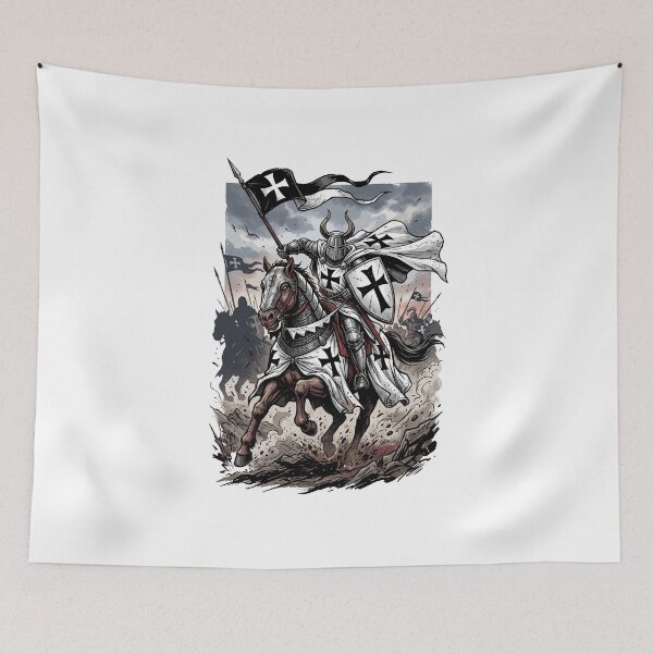 Item preview, Teutonic Knight Charging Into Battle designed and sold by Odd World.