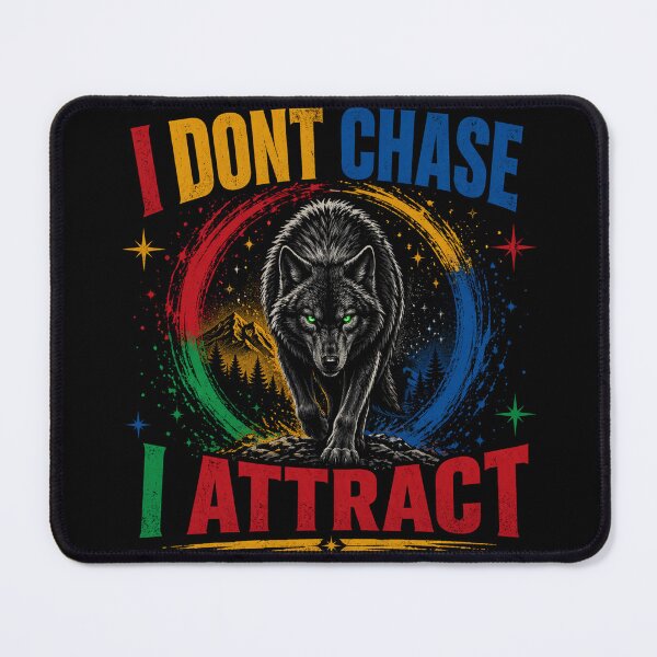 Item preview, I Don’t Chase I Attract Shirt – Confident Mindset Quote Tee designed and sold by IdentityThread.
