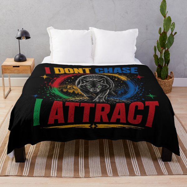 Item preview, I Don’t Chase I Attract Shirt – Confident Mindset Quote Tee designed and sold by IdentityThread.