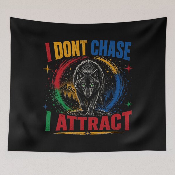 Item preview, I Don’t Chase I Attract Shirt – Confident Mindset Quote Tee designed and sold by IdentityThread.