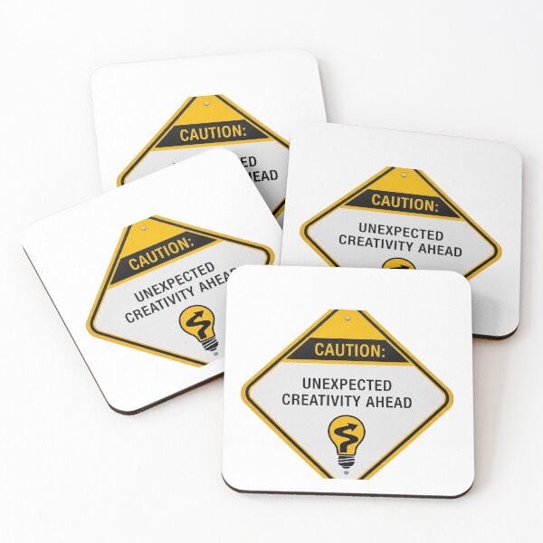 Item preview, Caution: Unexpected Creativity Ahead designed and sold by Azar Awan.