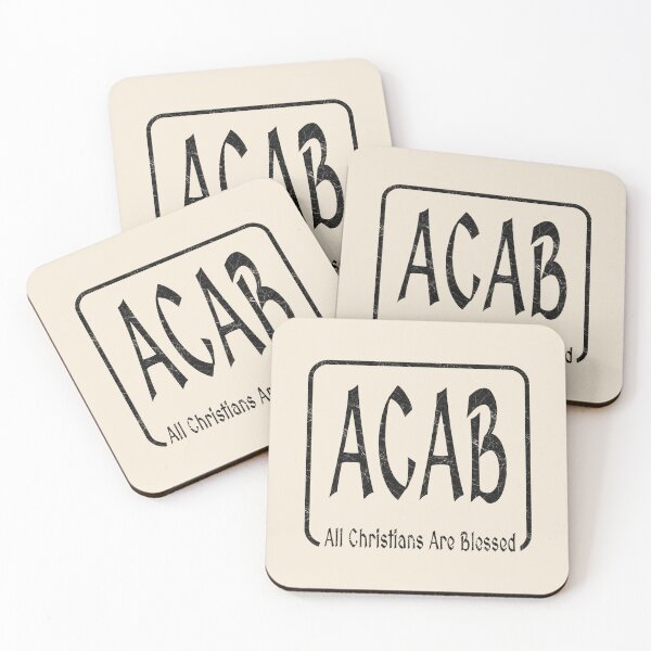 Item preview, ACAB – All Christians Are Blessed – Bold Positivity and Faith-Inspired Parody Design | Black color  designed and sold by ZechJohnRB.