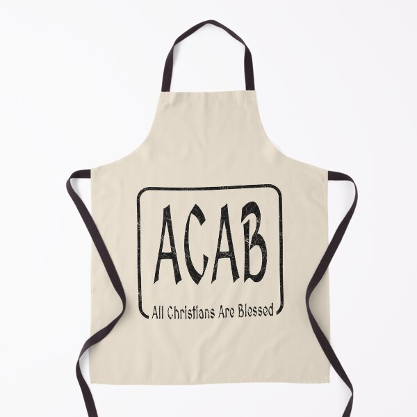 Item preview, ACAB – All Christians Are Blessed – Bold Positivity and Faith-Inspired Parody Design | Black color designed and sold by ZechJohnRB.