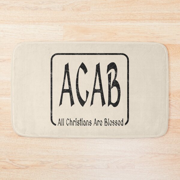 Item preview, ACAB – All Christians Are Blessed – Bold Positivity and Faith-Inspired Parody Design | Black color  designed and sold by ZechJohnRB.