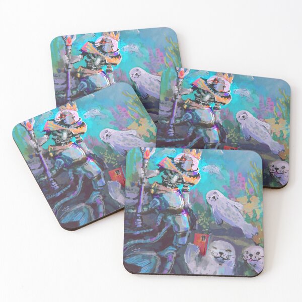 Item preview, seals came from far away to meet poseidon designed and sold by guilhernunes.