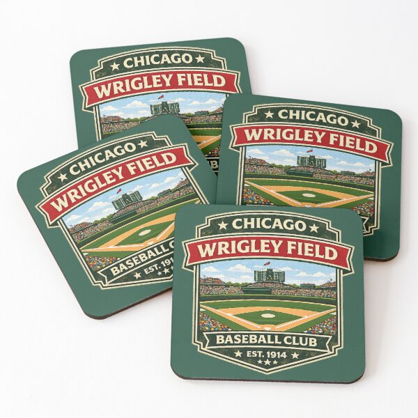 Item preview, Chicago Wrigley Field Vintage Stadium Badge, Retro Baseball Ballpark Scene Design designed and sold by GhostDawgs.