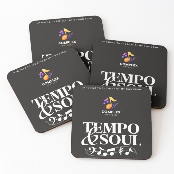 Item preview, Tempo and Soul Musical Note Typography designed and sold by TZAR WORKS.