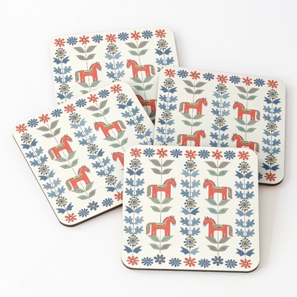 Item preview, Swedish Dala Horses, Floral Horses designed and sold by xiao xuans.