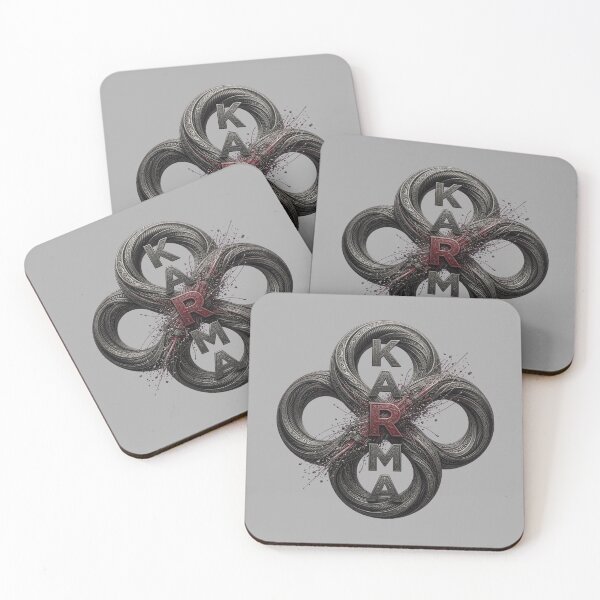 Item preview, Karma Infinity Loop Minimalist Dark Aesthetic designed and sold by MarCinu Art.