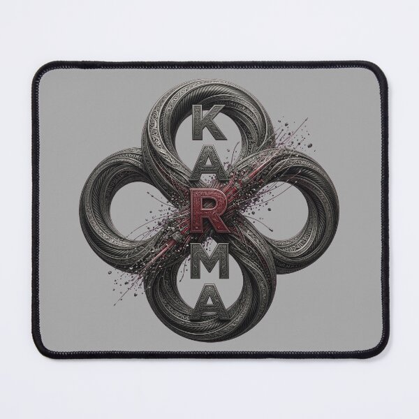 Item preview, Karma Infinity Loop Minimalist Dark Aesthetic designed and sold by MarCinu Art.