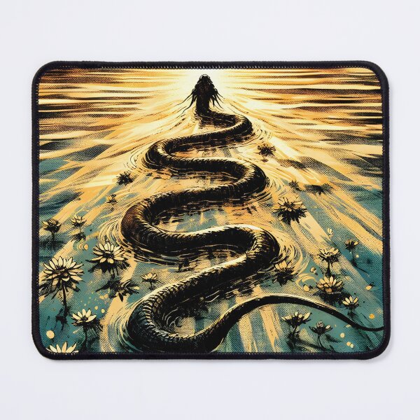 Item preview, Perspective Depth Snake, Ai Generated Art designed and sold by ACC .