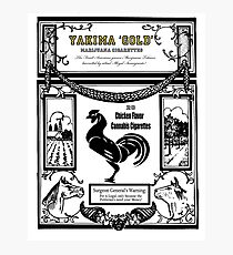 YAKIMA GOLD Cannabis Cigarettes...chicken flavored! Photographic Print