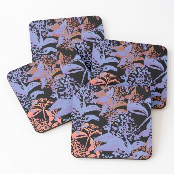 Item preview, Abstract Garden in Lavender and Apricot designed and sold by Ink wild.