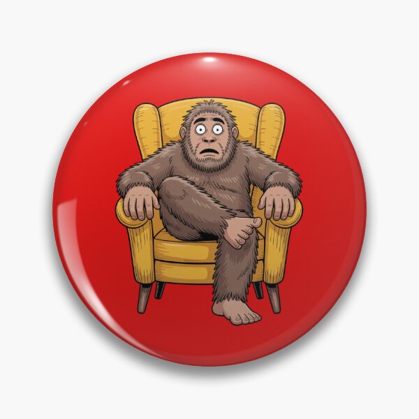 Item preview, Bigfoot sitting in a chair designed and sold by 123ks.
