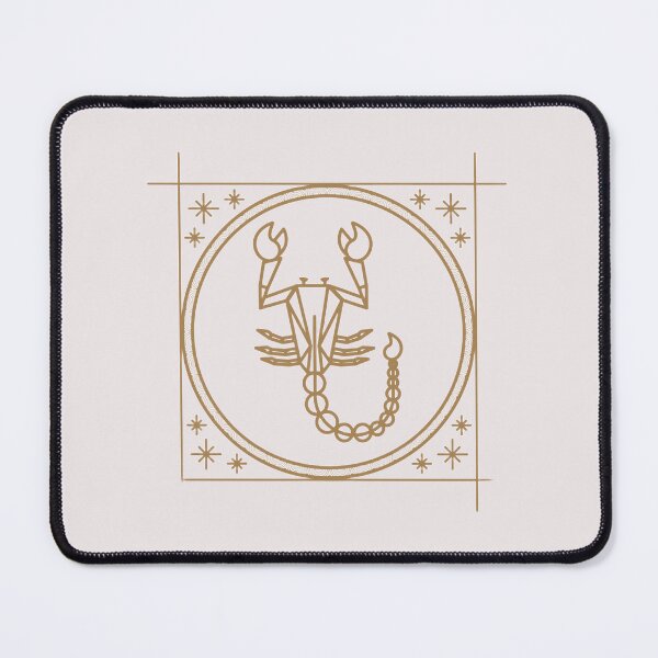 Item preview, Scorpio Zodiac Sign — Gold & Black Art Deco Celestial Design designed and sold by Artsy Corner.