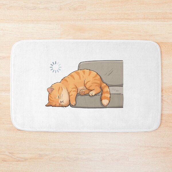 Item preview, Searching For Braincell Orange Cat Faceplant designed and sold by Petzzz.