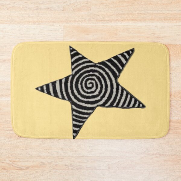 Item preview, black and white spiral star designed and sold by trinketgal.