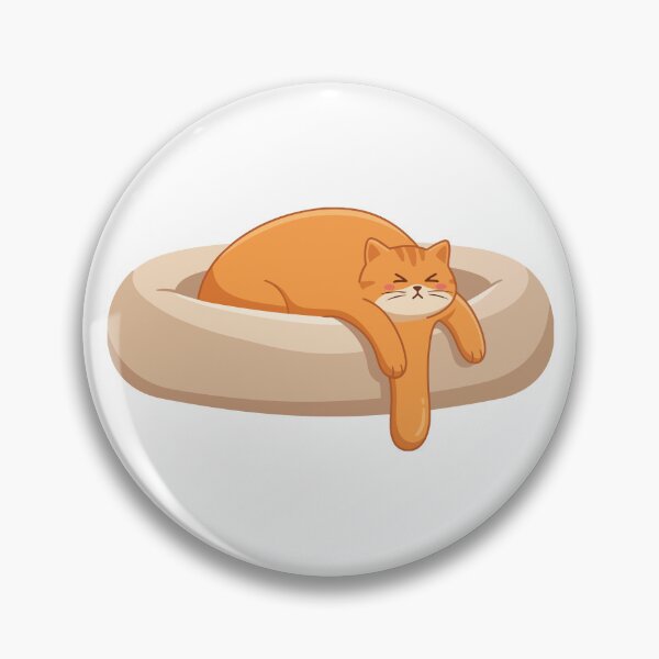 Item preview, Orange Cat Behavior Liquid Sleeping Tabby designed and sold by Petzzz.