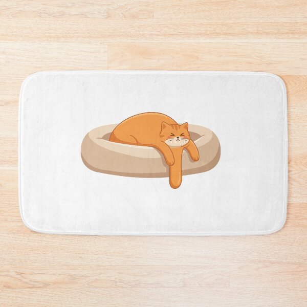 Item preview, Orange Cat Behavior Liquid Sleeping Tabby designed and sold by Petzzz.