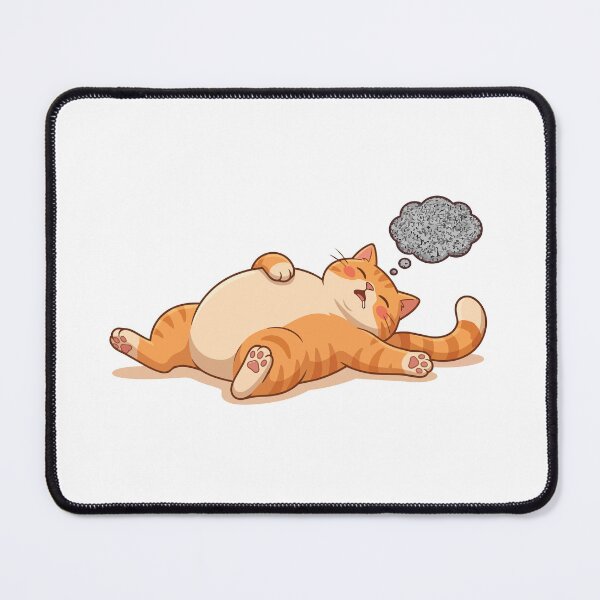 Item preview, One Braincell TV Static Lazy Orange Cat designed and sold by Petzzz.